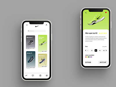 Nike app redesign