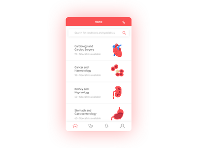 Telemedicine app UI UX | Virtual Clinic application design gui homescreen medical app minimal telemedicine app uiux user interface