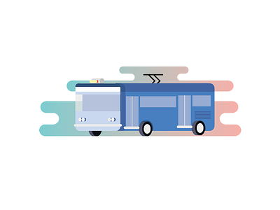 Illustration Style | Transport Management System brochure car city view flat style graphic design illustration styles isometric visual design