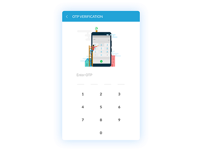 Grabhouse App | OTP Verification UI UX android app application design grabhouse gui homescreen illustration interface minimal uiux user