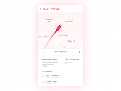 Track My Truck | Blackbuck UI UX