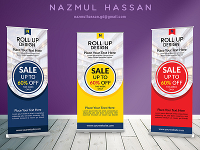 Rollup banner Design by Nazmul Hassan on Dribbble