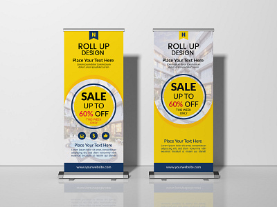 Roll Up Banner designs, themes, templates and downloadable graphic elements  on Dribbble