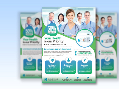 Health flyer design banner design corporate corporet flyer design design flyer flyer design flyer design template flyer design2022 graphic design health health flyer health flyer design medical flyer design medical flyer template