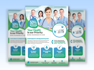 Health flyer design