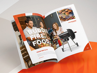 Your New B.F.F. branding buddies exploration fire flame food grilling keyart orange print