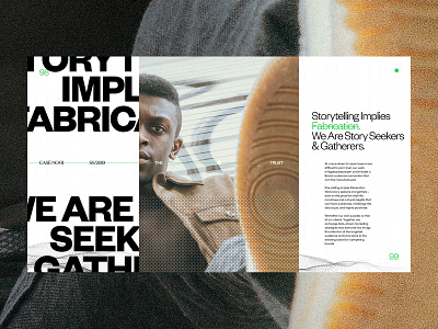 The Trust — EXP NO 1 agency art direction design editorial exploded grid exploration fashion grid layout the trust typography wall street journal