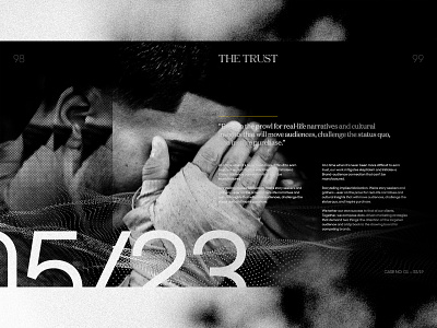 The Trust — EXP NO 3 art direction black and white data editorial editorial layout exploded grid exploration fashion grid layout the turst the wall street journal typography