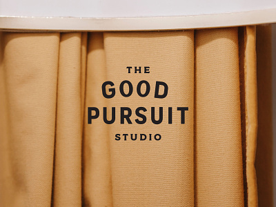 Good Pursuit branding branding and identity creative studio identity logo typography vector wordmark