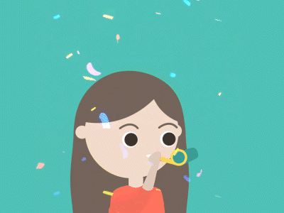 let's celebrate! animation branding characterillustration cutecharacter design gif graphic design illustration illustratoon logo motion graphics ui vector