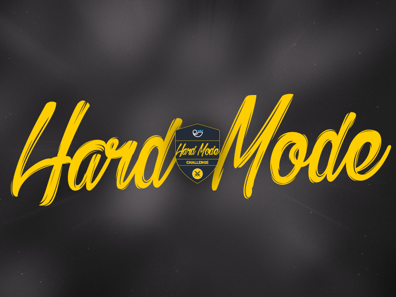 Hard Mode Badge graphic design badge mode hard