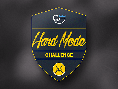 Hard Mode Challenges - Badge badge graphic design icon protipster