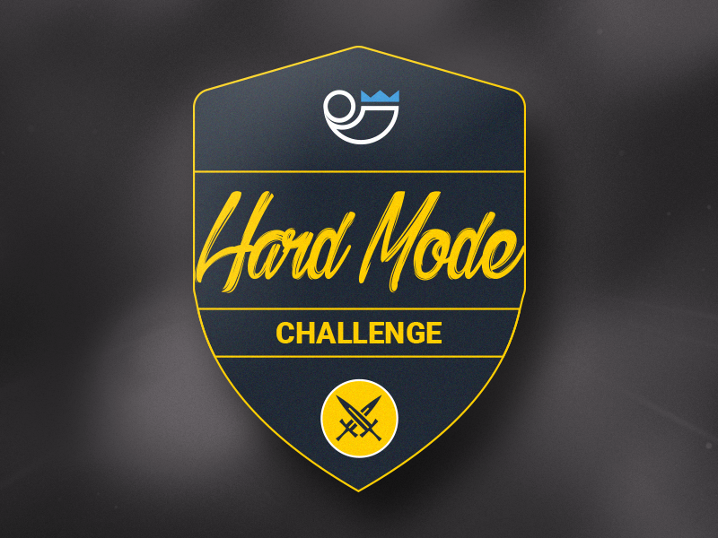 Hard Mode Challenges - Badge graphic design icon protipster badge