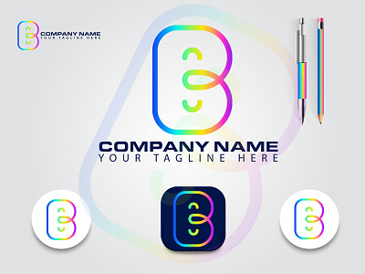 b letter  logo design |  modern logo