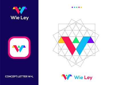 W+L letter logo | modern logo | W+L  letter mark logo