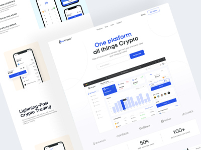 Cryptocurrency Landing Page