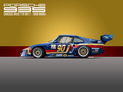 Porsche 935 K3 - Commissioned Illustration