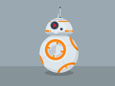 BB8 after effects after effects animation animation bb8 character animation illustration star wars