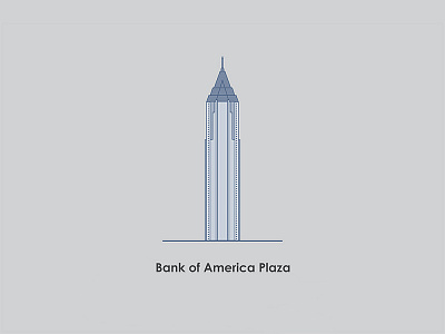Bank of America Plaza Atlanta atlanta bank of america boa midtown