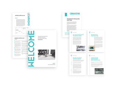 Instructional Design brochure document graphic instructional design minimal print