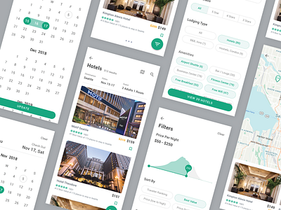 TripAdvisor Redesign Concept - Part 2 app booking card chart design hotel ios ios 10 mobile travel travel app trip tripadvisor uiux
