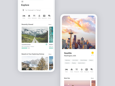 TripAdvisor Redesign Concept - Part 3 app card city design destination discover explore ios ios 10 ios 12 mobile travel travel app trip uiux