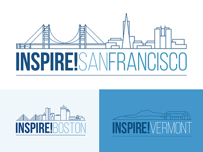 Inspire Series Logo branding illustration logo design typography