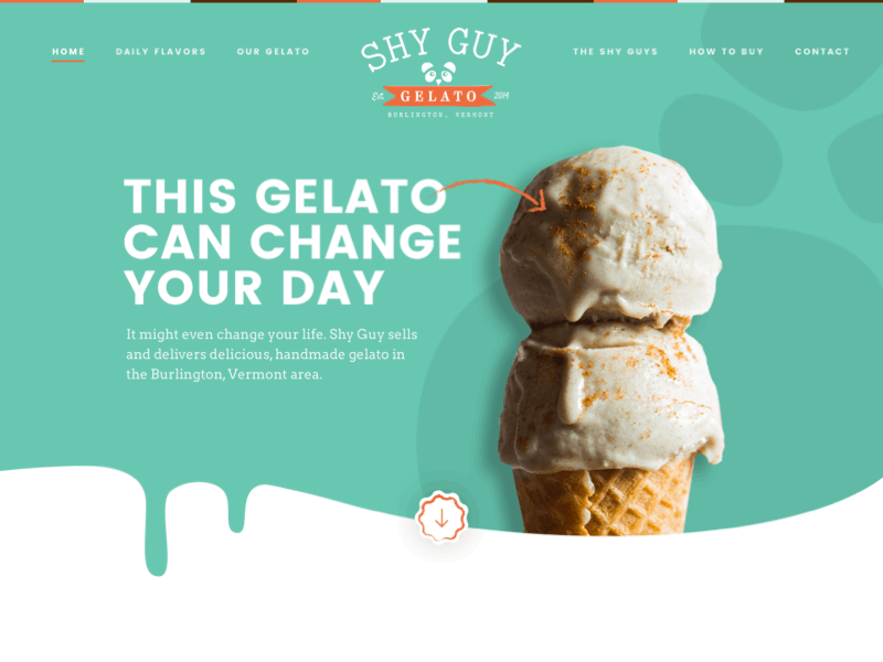 Gelatogiffff burlington gelato interaction design motion design principle principle app ui design web design