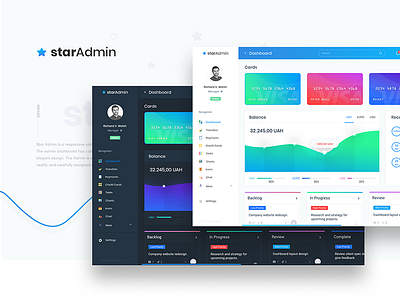 starAdmin admin crm dashboard management star system