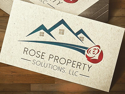 Rose Property Solutions logo logo logo design