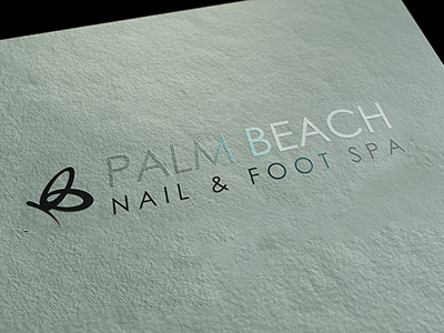 Palm Beach Foot and Nail Spa beauty logo logo design palm beach