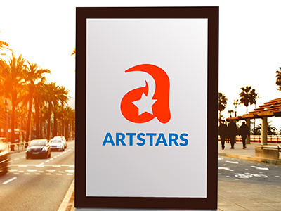 Artstars las vegas logo logo design vegas