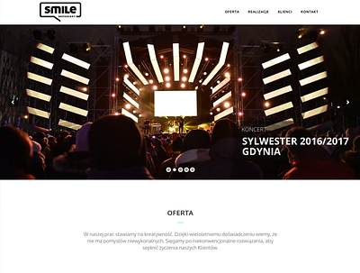 Website - Smile Reprezent Agency css3 design website wordpress