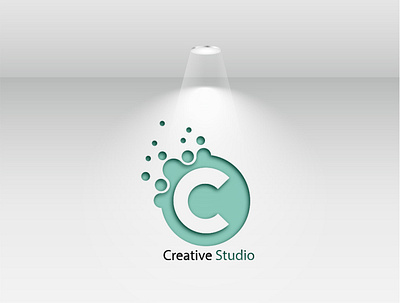 C Logo Creative Iconic Logo For Creative Studio brand identity branding c letter logo c logo graphic design iconic logo logo