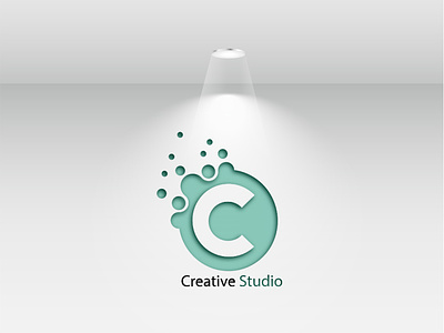 C Logo Creative Iconic Logo For Creative Studio brand identity branding c letter logo c logo graphic design iconic logo logo