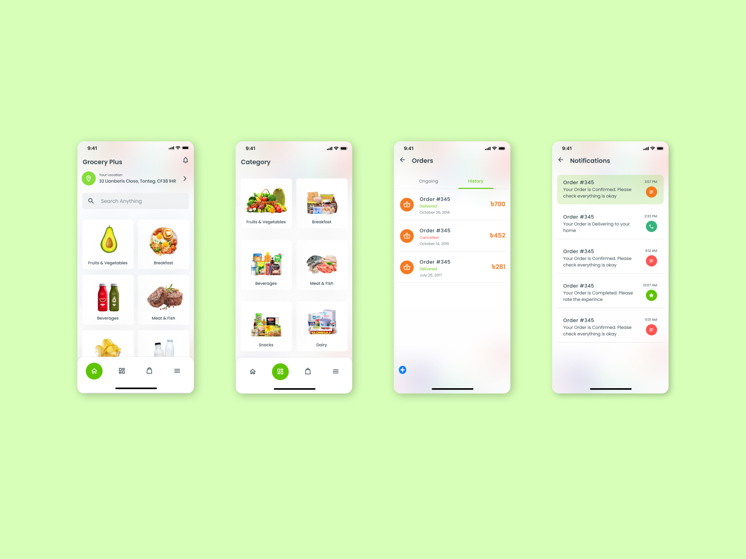 Grocery App Ui By Imam Mehedi On Dribbble