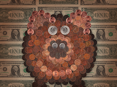Piggy Bank $$$ bank coins dimes dollar money nickels pennies piggy quarters