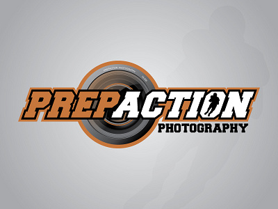 Prep Action Photography branding logo photography sports