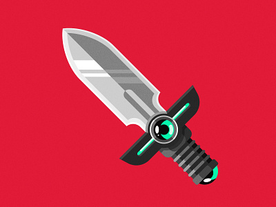 Little Sword blade dagger dungeons and dragons fantasy fantasy item flat gamer gaming item knife loot minimal sword sword and shield vector video games weapon