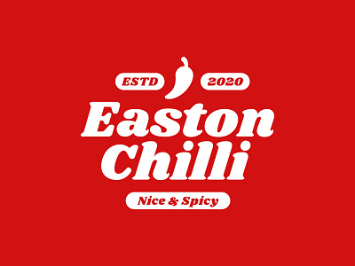 Easton Chilli Branding brand branding character design chilli food food brand graphic design illustration jam jar logo mascot minimal