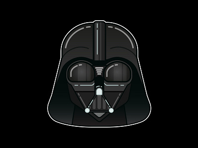 Darth Vader darth darth vader empire evil geek minimal nerd palpatine sith star wars vader vector