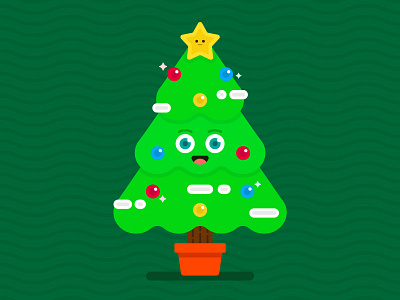 Christmas Tree bauble character christmas christmas tree decorations holidays plant star tree xmas