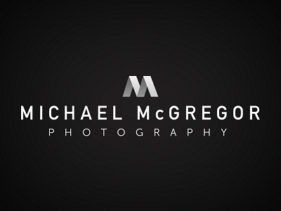 Michael McGregor Photography logo photographer photography type typography