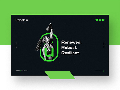 RehabU - Landing Page