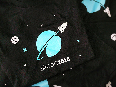 Aircon 2016 Logo logo logo design rocket shirt space t shirt