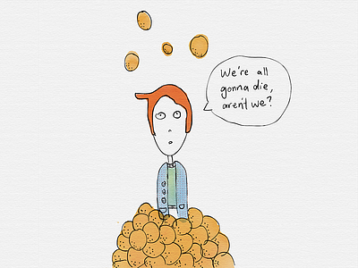 What if it rained oranges? drawing illustration ipad oranges tayasui sketches watercolor