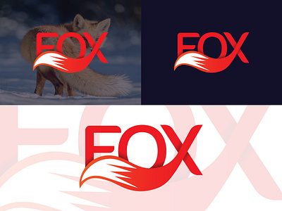 Wordmark Logo (FOX) branding creative design fox fox tail foxlogo graphic design logo logo design logo maker minimal logo minimalist tail typography ui vector wordmark fox wordmarklogo