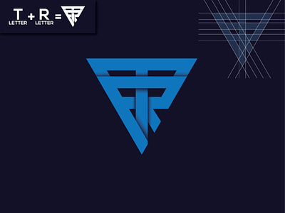 TR(T+R) Letter Logo Icon