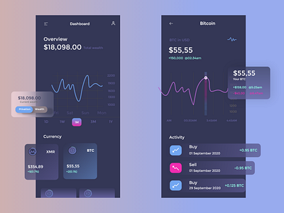 crypto app screen