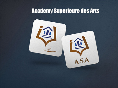 Academy superieure des arts academy arts branding design graphic design illustration logo logo design vector